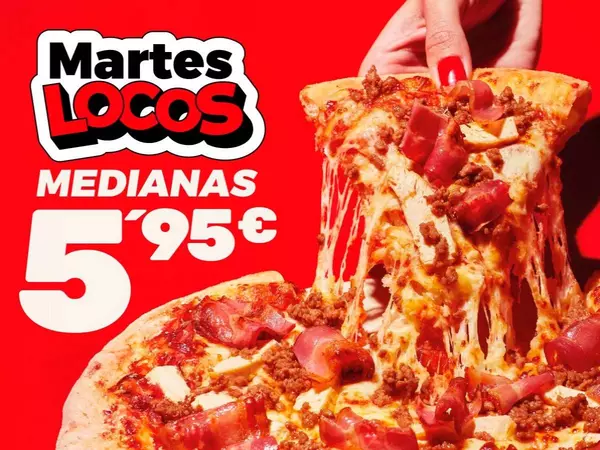 Mediana desde 5,95€ en local y recoger los martes 