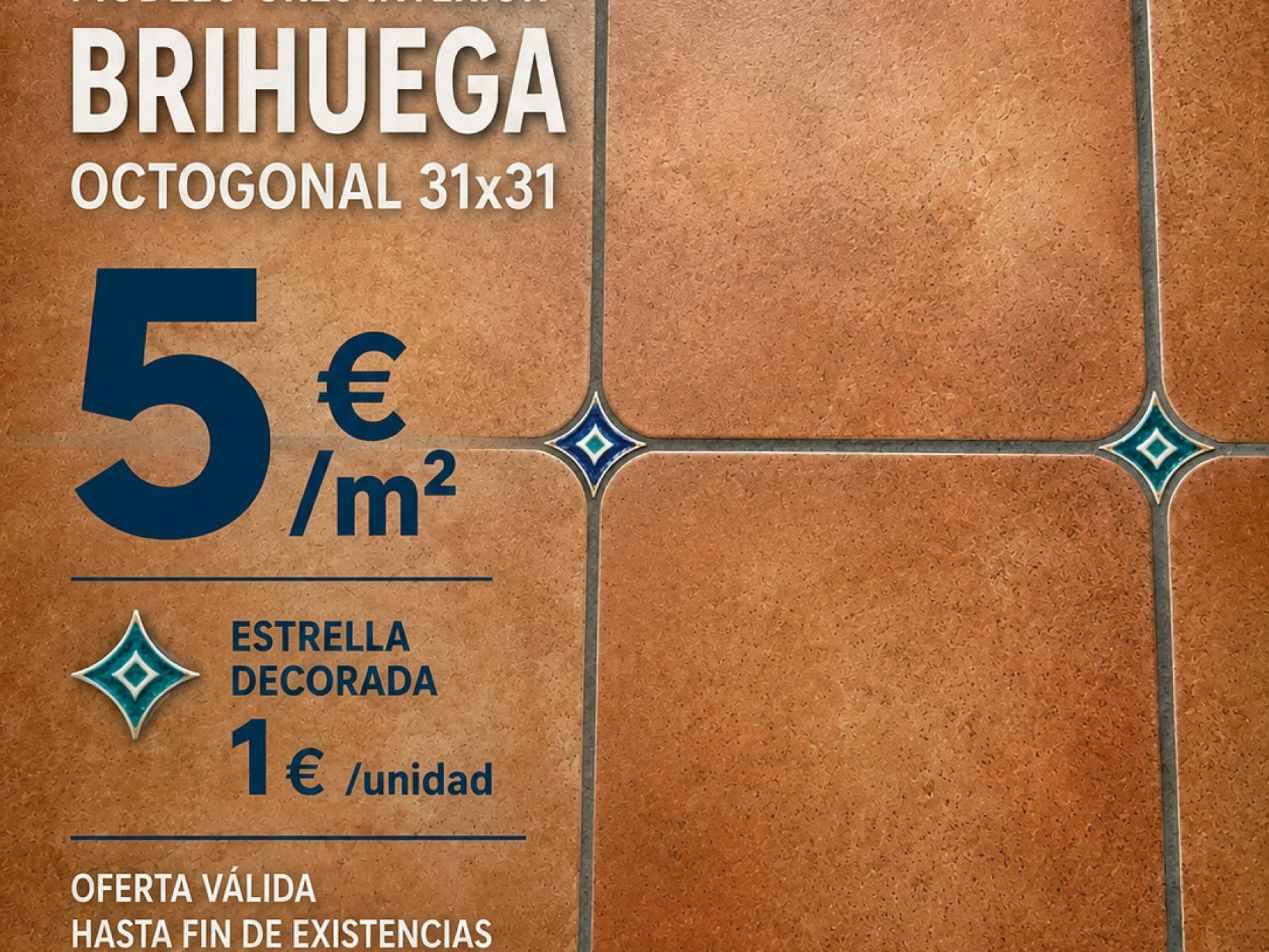 5 € m2 gres