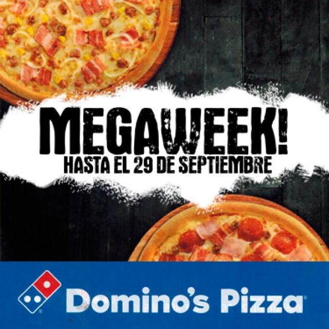 MEGAWEEK!!! PIZZAS MEDIANAS desde 4,99 €!!! - Las Rozas - DOMINO'S PIZZA  BOADILLA Descuentos y ofertas en InfoLasRozas.com
