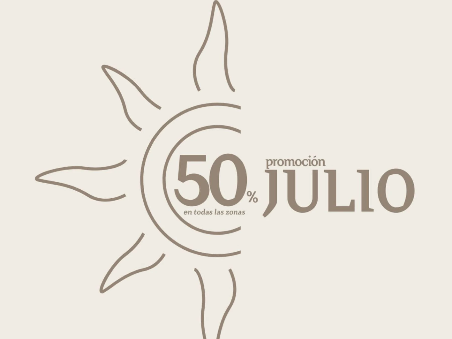50% DE DESCUENTO EN TODAS LAS ZONAS!!