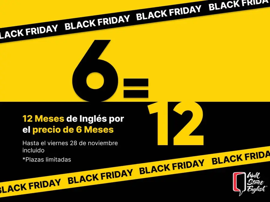 12 meses de INGLÉS al precio de 6 meses
