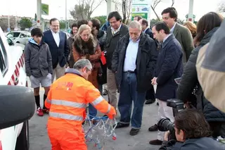 Fernandez Rubio y Antonio Beteta presentan una campaña de seguridad vial que repartirá 20.000 folletos en toda la Comunidad