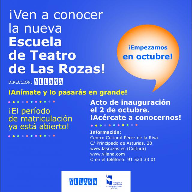 Abierto el plazo de matriculación en la Escuela de Teatro, gestionada este año por la compañía Yllana
