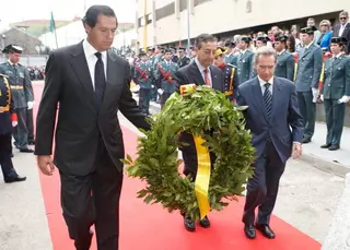 Rubio celebra con la Guardia Civil de Las Rozas la fiesta de la patrona de la Benemérita