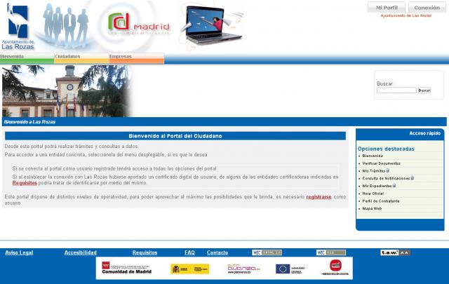 Los vecinos de Las Rozas ya pueden conseguir su volante de empadronamiento por internet