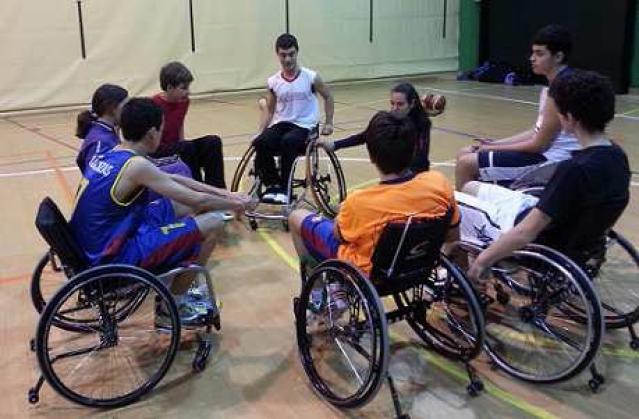 Puesta de largo de la Escuela de Baloncesto Inclusivo del C.B de Las Rozas