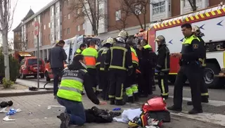 Un motorista resulta herido de gravedad tras ser atropellado por un turismo en Las Rozas