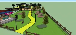 El nuevo parque de La Marazuela tendrá un kiosko-bar, zona infantil e instalaciones deportivas