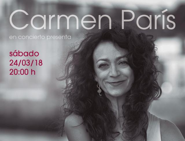 Carmen París presenta “En síntesis” en el Auditorio Joaquín Rodrigo de Las Rozas