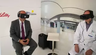 Realidad virtual en el Puerta de Hierro para 'ponerse en la piel' de un enfermo de psoriasis