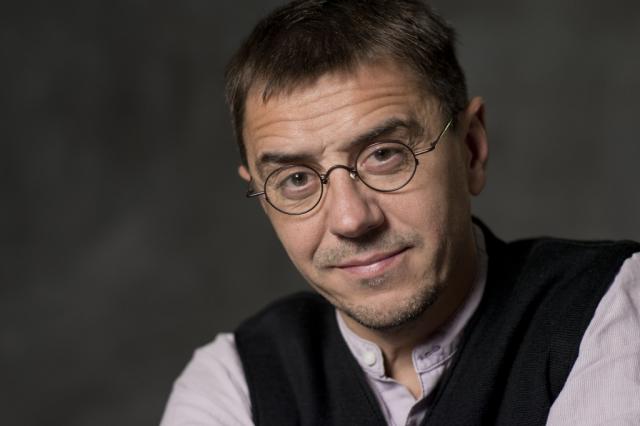 Juan Carlos Monedero presenta la candidatura de Ortigosa en Las Rozas