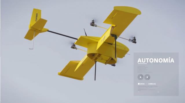 Correos prueba el potencial de los drones para el reparto de pequeña paquetería