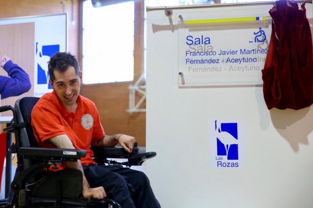 El roceño Francisco Javier Martínez Fernández-Aceytuno compite en el Open Mundial de Boccia