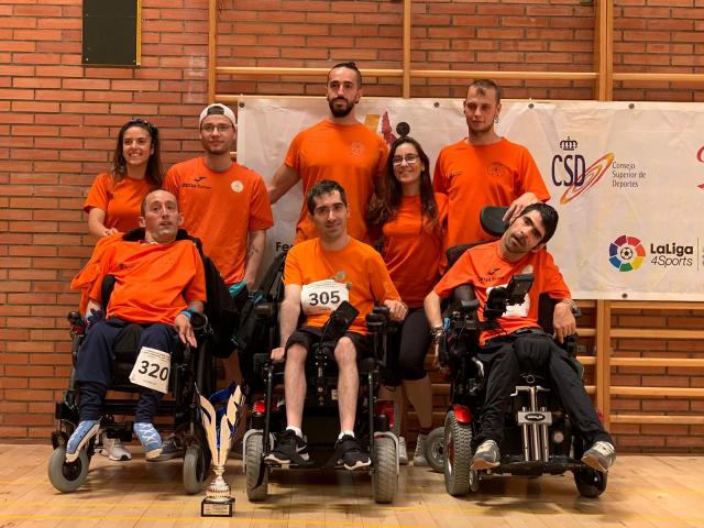 El roceño Javier Martínez consigue con su equipo la 4º posición en el Campeonato de España de Boccia