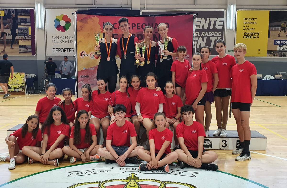 El Club Patina Las Rozas se alza con 2 oros y 2 platas en los Campeonatos  de España de patinaje artístico línea - Noticias en Las Rozas