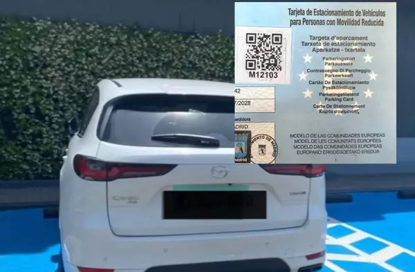Denunciado en Las Rozas por falsificar la tarjeta de estacionamiento para personas con movilidad reducida