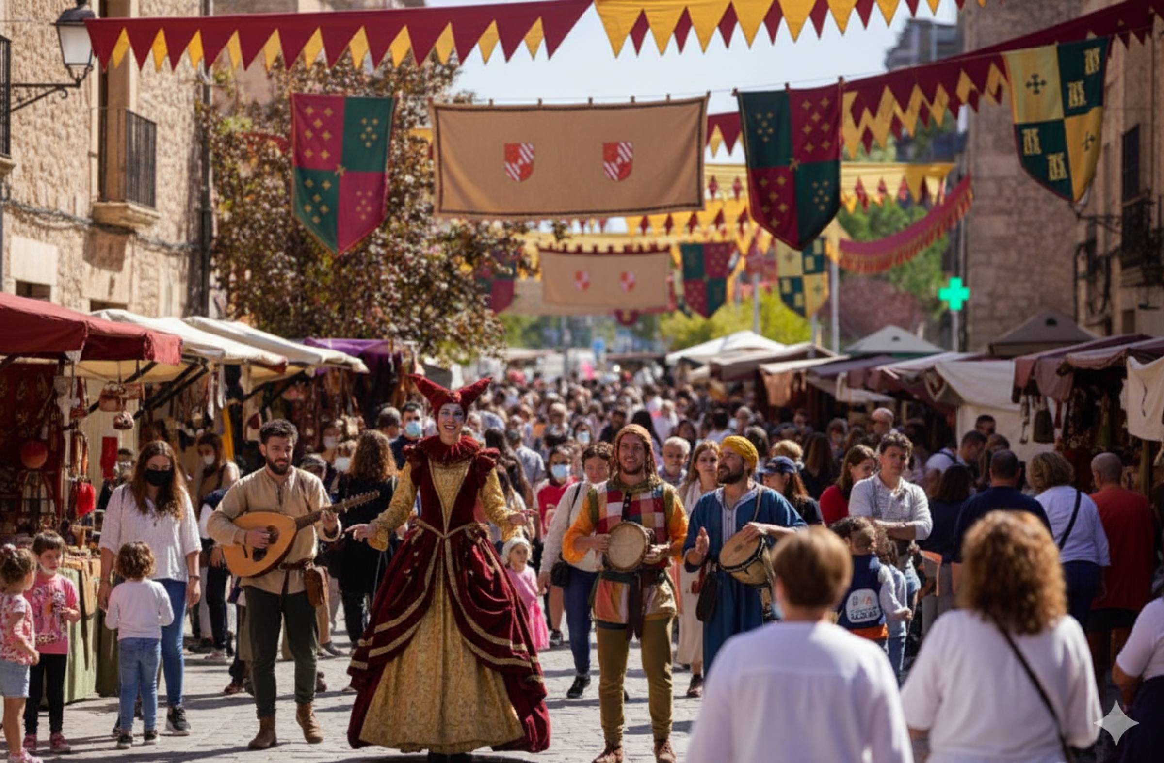El Mercado Medieval de Las Rozas regresa a la calle Real 