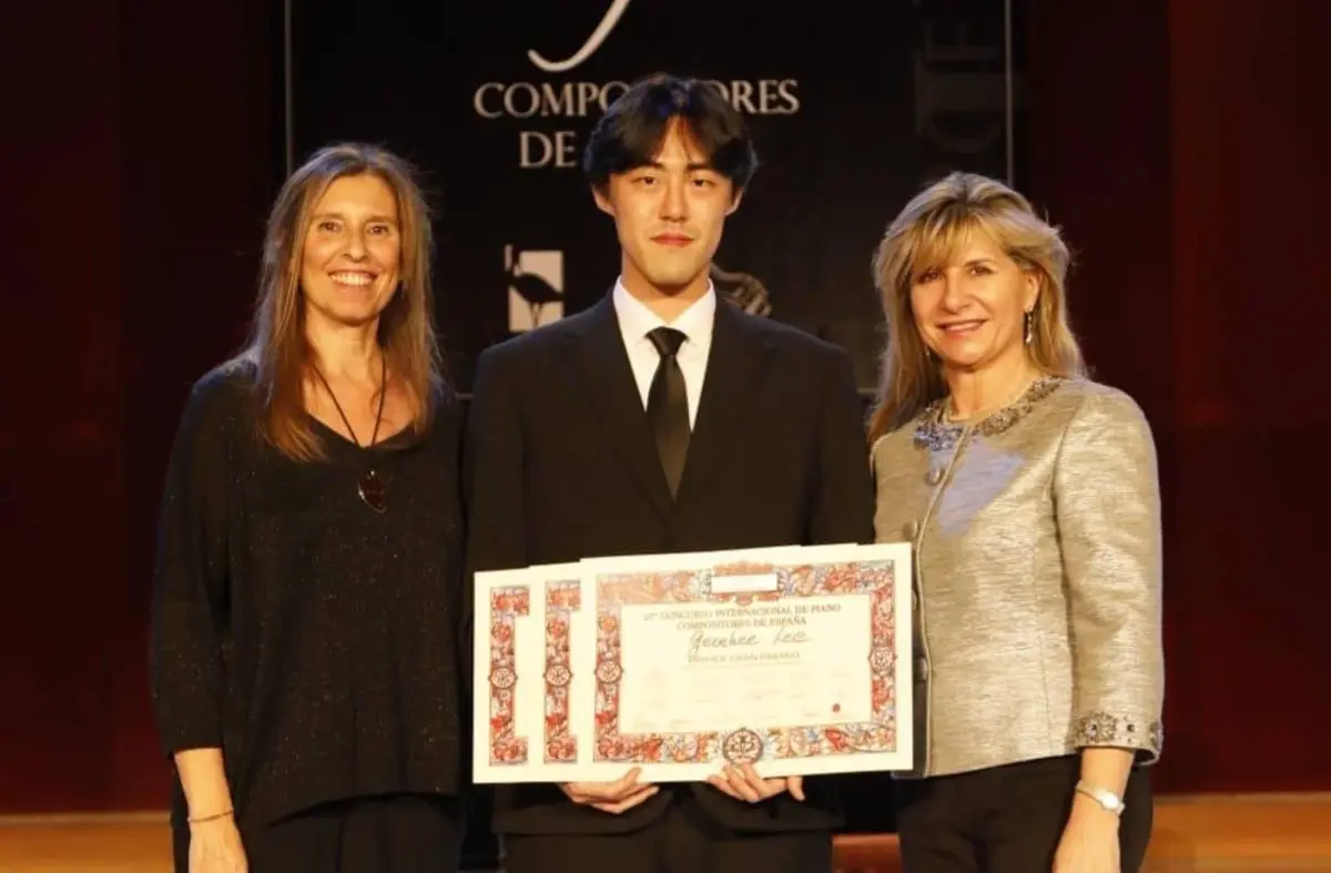 El pianista de 24 años, Geonhee Lee, ganador del Concurso Internacional de Piano de las Rozas