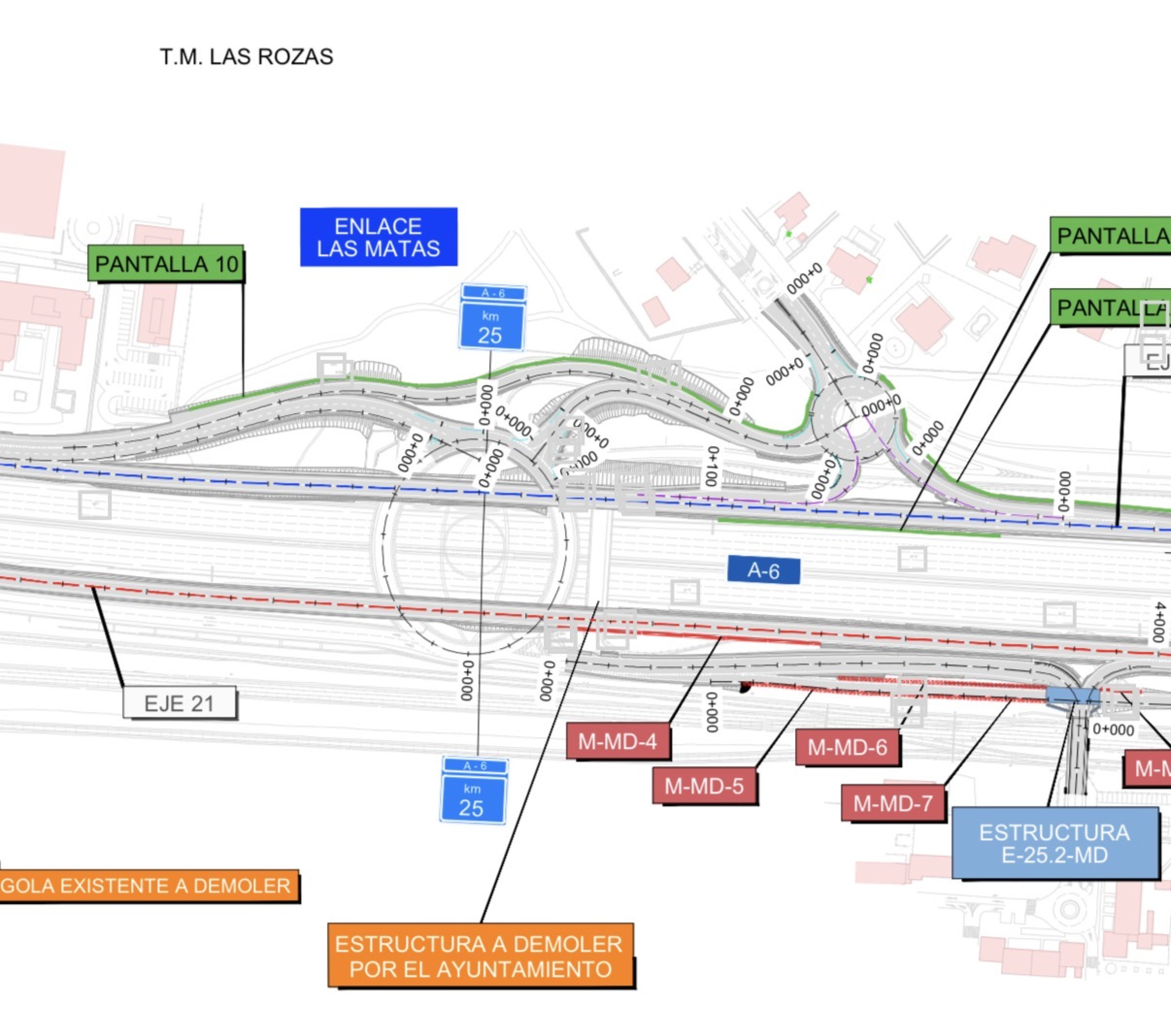 El PSOE de Las Rozas defiende el proyecto de obras en la A6: 'Mejorará la movilidad en Las Matas'