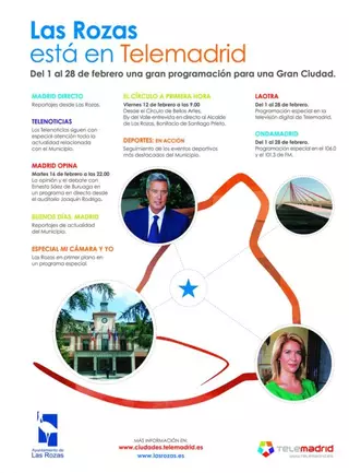 TELEMADRID dedica durante el mes de febrero una programación especial a Las Rozas