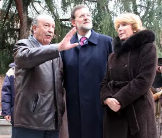 Esperanza Aguirre y Mariano Rajoy, en Las Rozas
