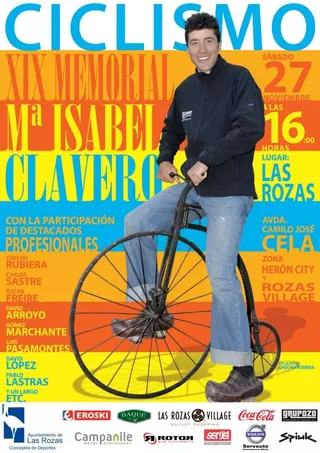 Las Rozas acogerá un año más el XIX Memorial María Isabel Clavero de Ciclismo