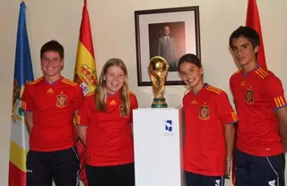 La copa del mundo se expondrá en dependencias municipales de Las Rozas durante cuatro días