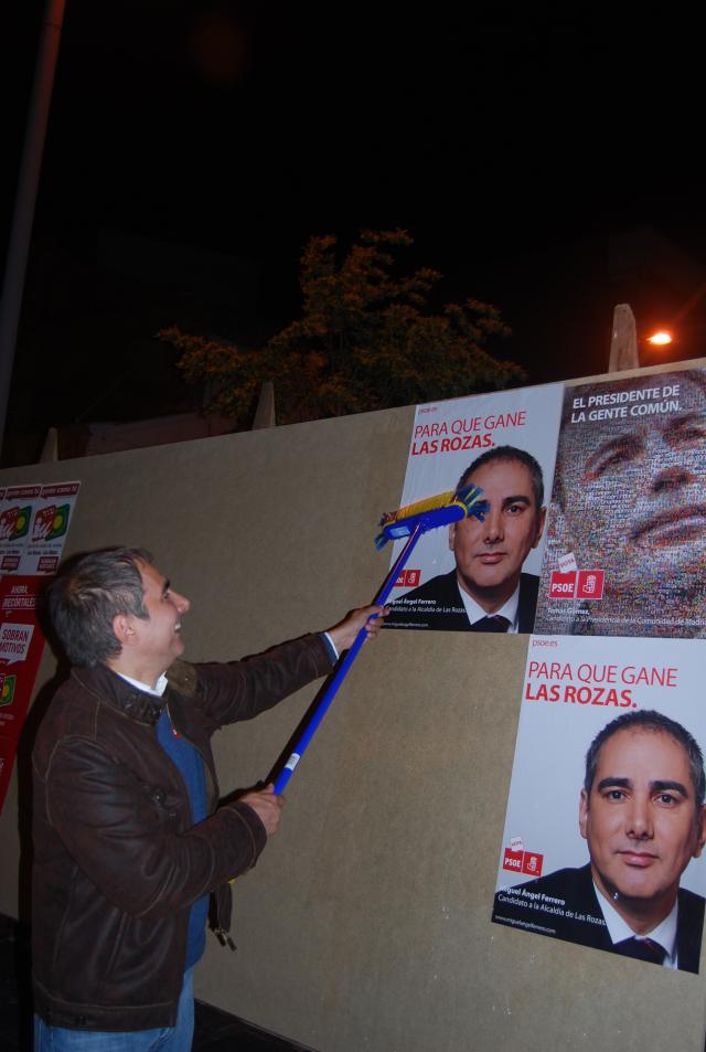 El Candidato socialista, Miguel Ángel Ferrero inicia su campaña electoral ofreciendo ilusión bajo el lema:  "Para que gane Las Rozas"