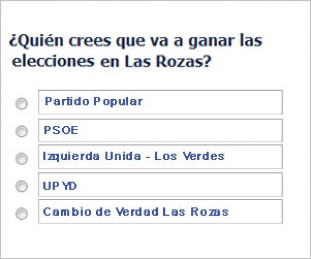 ¿Quién crees que ganará las elecciones municipales en Las Rozas?