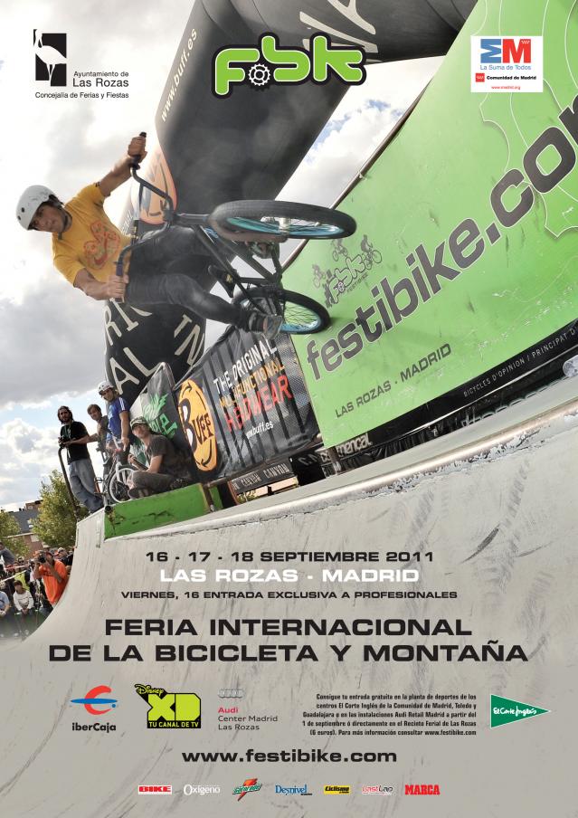 El Recinto Ferial de Las Rozas acogerá una nueva edición de FESTIBIKE, la gran fiesta de la bicicleta