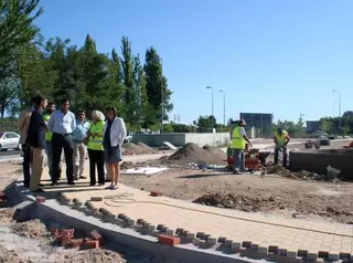 Avanzan las obras del nuevo Parque de Siete Picos en Las Rozas
