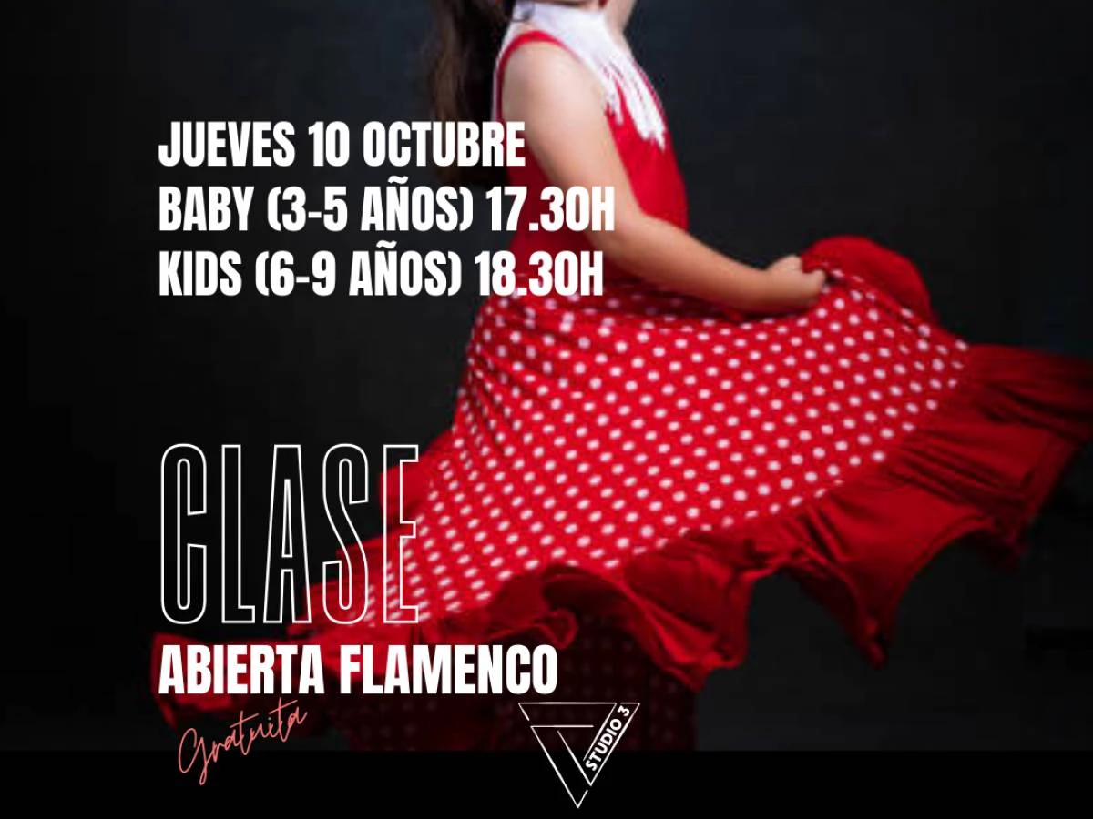 Clase gratuita Flamenco Baby y Flamenco Kids