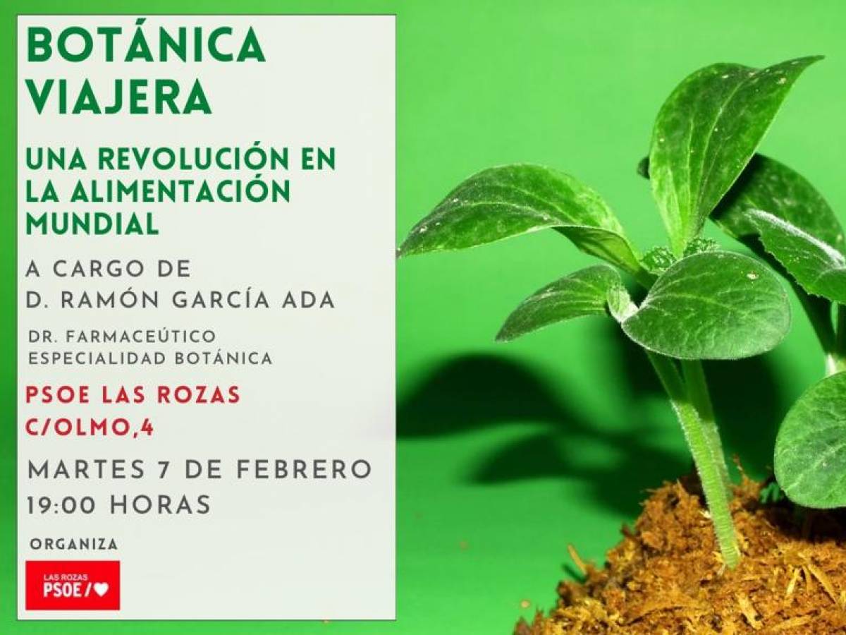 Conferencia Gratuita: Botánica viajera: una revolución en la alimentación mundial