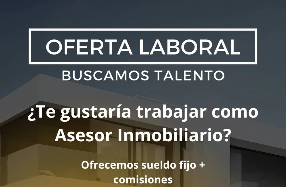 Se busca Asesor Inmobiliario 